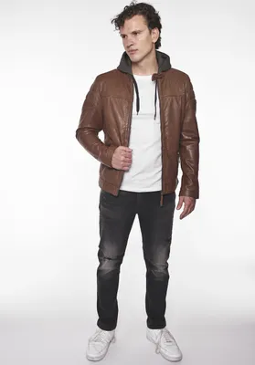Produktbild von Mustang Lederjacke 31020187 Herren brandy 3XL