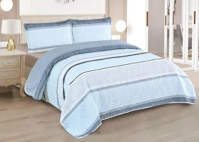 Productafbeelding van Famanu dekbedovertrek, omkeerbaar, met 2 kussenslopen van 50 x 70 cm – lichtgewicht, gewatteerd dekbedovertrek (220 x 260 cm)