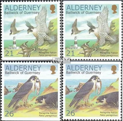 Produktbild von Briefmarken GB - Alderney 2000 Mi 145Do,Du,146Do,Du postfrisch Naturschutz