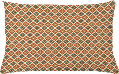 Produktbild von ABAKUHAUS Mexikaner Kissenbezug, Buntes ethnisches Muster-Retro- Farbkariertes Muster-geometrische einheimische Details, 65 x 40 cm, Mehrfarbig