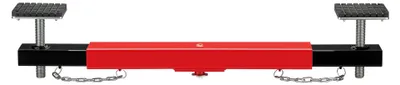 Imagen del producto de Puente de apoyo transversal para gatos hidráulicos - Capacidad: 2000 kg - Fabricado en acero con revestimiento de goma - Universal