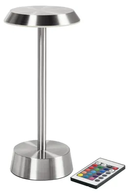 Produktbild von 6 Duni LED Lampen kabellos Nour silber, 208761 inklusive Ladestation