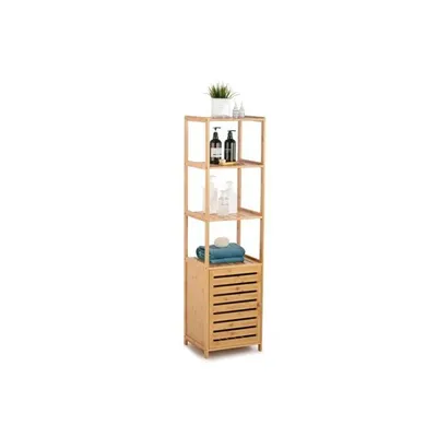 Produktbild von Badezimmerschrank, Bambus,ca.36,5x140x33