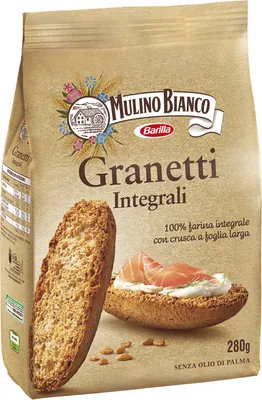 Produktbild von Granetti Integrali Vollkorn-Zwieback 280g - Mulino Bianco