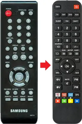 Produktbild von Fernbedienung passend für SAMSUNG 00071A
