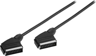 Immagine prodotto di ViVanco™VVVXSCAR12MMK Cavo SCART 1,2 m SCART (21-pin) Nero