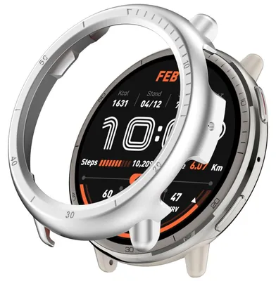 Obrázok produktu pre Pre Amazfit Active 2 Design Plastové ochranné puzdro na hodinky PC Silver