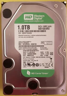 Produktbild von Western Digital WD10EARX 1TB SATA 3.5"