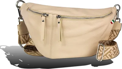 Produktbild von Gürteltasche beige Florence Tasche Tragegurt passend Leder D2OTF821I