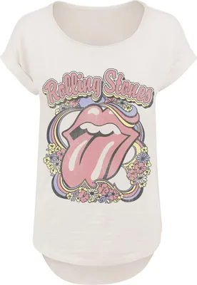 Produktbild von The Rolling Stones T-Shirt Damen Floral Wreath altweiß XL