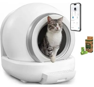 Immagine prodotto di Lettiera per gatti bianco grigio