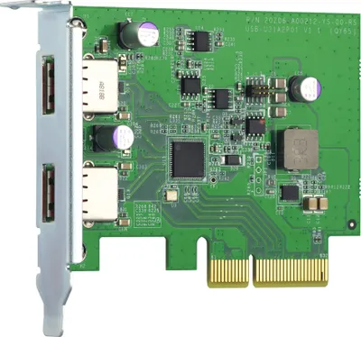Immagine prodotto di QNAP QXP-10G2U3A scheda di interfaccia e adattatore Interno USB 3.2 Gen 2 (3.1 Gen 2)