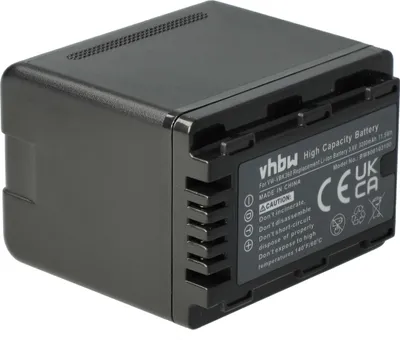 Produktbild von vhbw Akku kompatibel mit Panasonic HC-V707, HC-V707EG-K, HC-V707EG-S, HDC-HS60, HC-V707M Videokamera Camcorder (3200 mAh, 3,6 V, Li-Ion) + Infochip