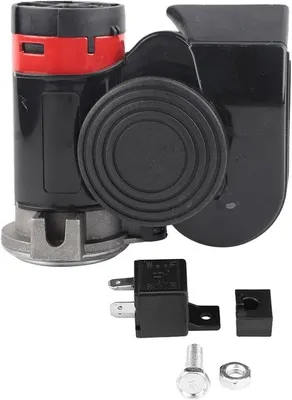 Image de Avertisseur électrique compact 12 V, 139 dB, pour bateaux et motos, ultra-puissant