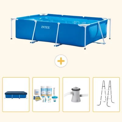 Produktbild von Rechteckiger Frame Pool - 260x160x65 cm - 5-teilig SCB6