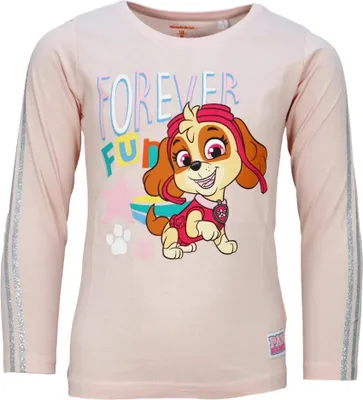 Produktbild von Paw Patrol Skye Kinder Mädchen Langarmshirt Shirt – Rosa / 128