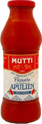 Produktbild von Mutti Passata aus Apulien passierte Roma Tomaten 400g
