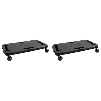 Produktbild von "2025"Cloris Transportroller 2 Stk. Schwarz Polypropylen 200 kg,Bollerwagen65517