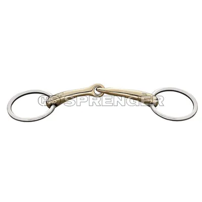 Produktbild von Sprenger DYNAMIC RS Wassertrense 14mm Unterlegtrense Sensogan einfach gebrochen , Größe Gebiss:140mm