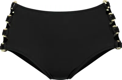 Produktbild von LASCANA Highwaist-Bikini-Hose Italy schwarz Größe 42