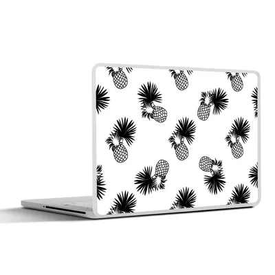 Produktbild von MuchoWow® Laptop Aufkleber Sticker Cover Ananas - Muster - Dschungel 25x18 cm - Laptop-Deko