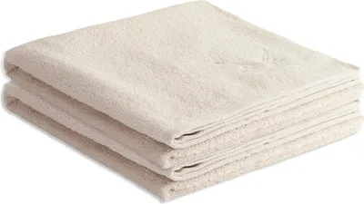 Produktbild von Sansibar Sylt 2er Duschtuch Set Frottier-Serie „Classic“, 2-tlg, sand, hochwertige Säbel Stickerei, pflegeleicht, hautfreundlich