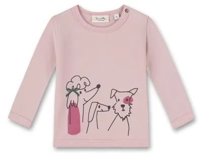 Produktbild von Sanetta Kidswear Mädchen-Sweatshirt Rosa 74