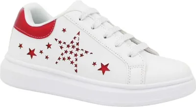 Produktbild von Mädchen-Sneaker mit Sternenmuster und Liebesdetails, Fuchsia, Größe 32