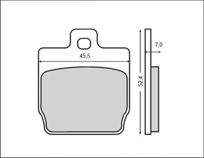 Produktbild von Bremsbeläge Kh268 (Organisch) Für Yamaha/ Mbk (Ft 3016)