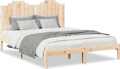 Produktbild von vidaXL Massivholzbett Extra Lang ohne Matratze 160x210 cm