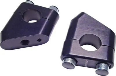Zdjęcie produktu dla Czarny wspornik kierownicy 35 mm do kierownic 22 mm