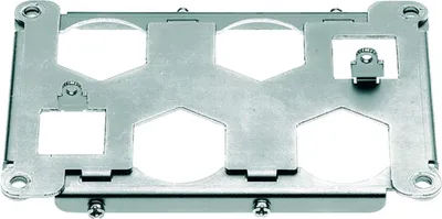 Immagine prodotto di HARTING Han HPR telaio di supporto, dimensione 48 HPR pin, per 4 moduli HC 350+2xQ5/0 Materiale metallo - 1 pezzo