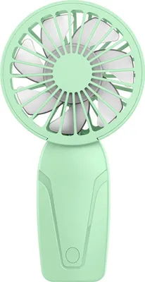 Produktbild von Kleiner persönlicher Ventilator, Geschwindigkeit einstellbar, starker Luftstrom, geräuscharm, wiederaufladbar über USB, kompakter tragbarer Kühlventilator
