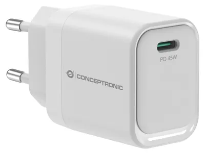 Productafbeelding van Conceptronic ALTHEA19W45 CONCEPTRONIC Lader, 1 poort, USB-C, 45W, PD 3.0/PPS