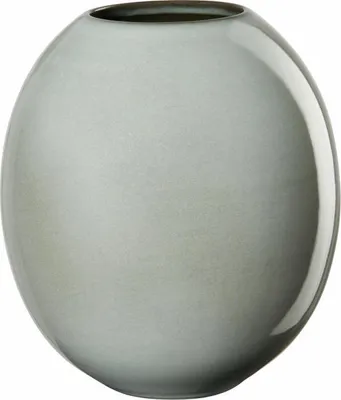 Image de ASA Selection Tamago Vase, vase de table, vase décoratif, vase de fleurs, faïence, Eggshell, H 19 cm, 68032380