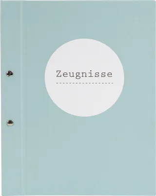 Produktbild von Goldbuch 36 113 Zeugnismappe - A4, 10 Hüllen, pastell türkis