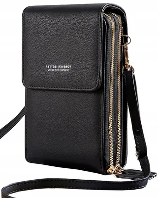 Produktbild von Clutch-Tasche - Elegant und praktisch - Damen - Schwarz - Urban Fashion - Kompakt und Vielseitig