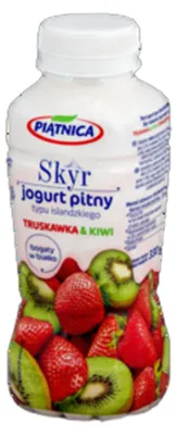 Obrázok produktu pre Jogurt pitny Skyr truskawkowy Piątnica 330 g