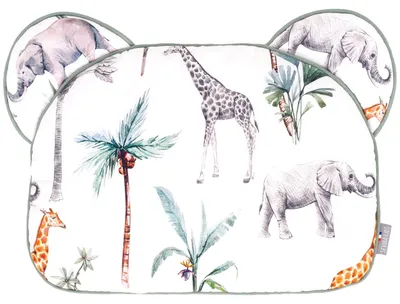 Produktbild von Flachkissen Safari - 25 x 35 cm - Grün | by SEVIRA KIDS