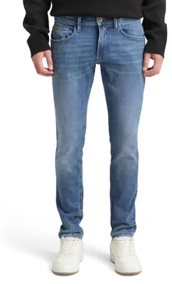 Immagine prodotto di TOM TAILOR Jeans slim fit da uomo, modello Culver, in Cotonelogico, articolo 10118 - Effetto used, colore chiaro