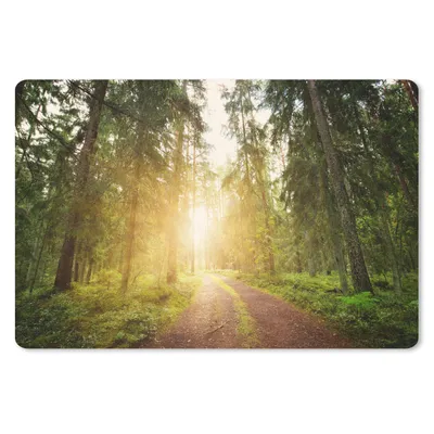 Produktbild von MuchoWow® Mauspad Mousepad Wald - Baum - Sonne 27x18 cm - Mousepads - Maus Mat - Pad - Mausunterlage - Büroartikel - Desk Matten