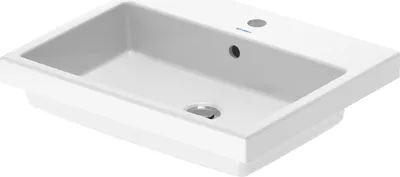 Imagen del producto de Lavabo encastrado Duravit Vero Air con 1 orificio para grifo, 55 x 45,5 cm