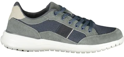 Produktbild von Herren-Blaue Sportschuhe mit Kontrastdetails und herausnehmbarem Fußbett