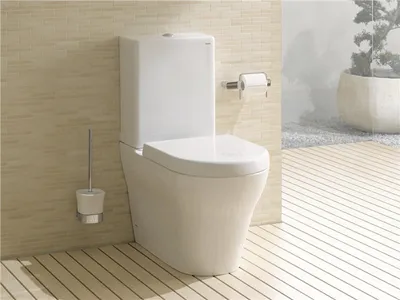 Produktbild von TOTO TOTO MH Stand-WC tief, randlos weiß Abgang waagerecht