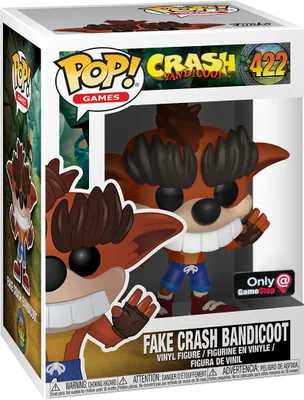 Produktbild von Crash Bandicoot - Fake Crash Bandicoot 422 Only Gamestop - Funko Pop! - Vinyl Figur