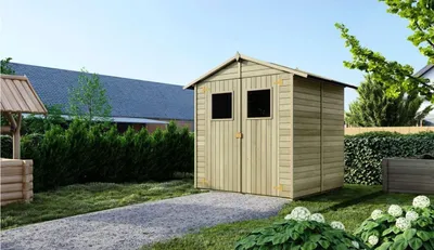 Immagine prodotto di Casetta da giardino in legno 3.46 m2 - 1.9x1.82 m - 12.5 mm - Impregnata