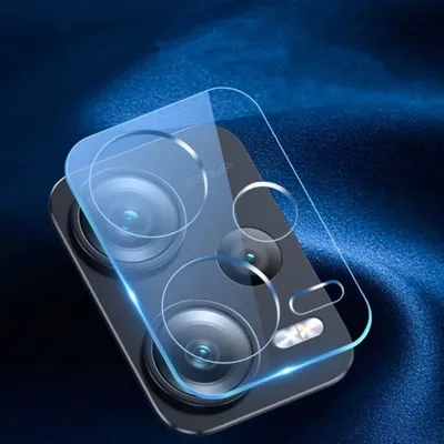 Produktbild von CLM-Tech 2X Kameraschutz kompatibel mit Xiaomi Redmi Note 12 Pro 5G Kameraglas Panzerfolie Panzerglas Crystal Clear Kameraschutzfolie 9H Glas Schutz Glas Linse Schutzglas Folie kristallklar 2X Stück