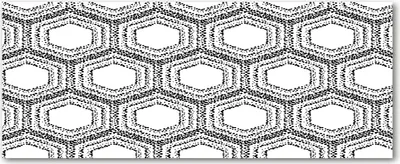 Produktbild von Tulup® Leinwandbild - 125x50 cm - Wandkunst - Drucke auf Leinwand - Leinwanddruck  - Sonstige - Schwarzweiß - Geometrische Figuren
