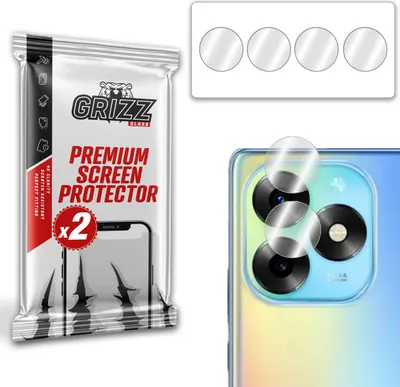Image de Verre de protection pour appareil photo GrizzGlass HybridGlass pour Itel S23+