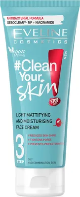 Produktbild von Eveline Cosmetics Clean Your Skin Mattifying Cream 75ml